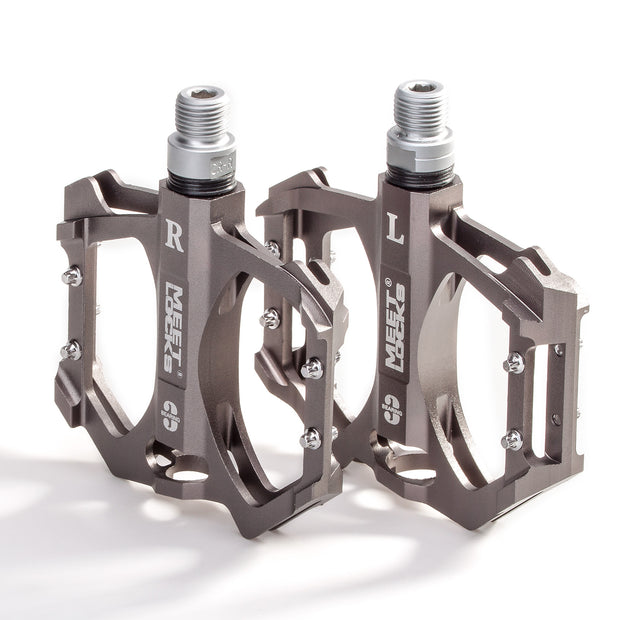 MEETLOCKS Sealed Bike Pedals CNC Aluminum Body for MTB BMX